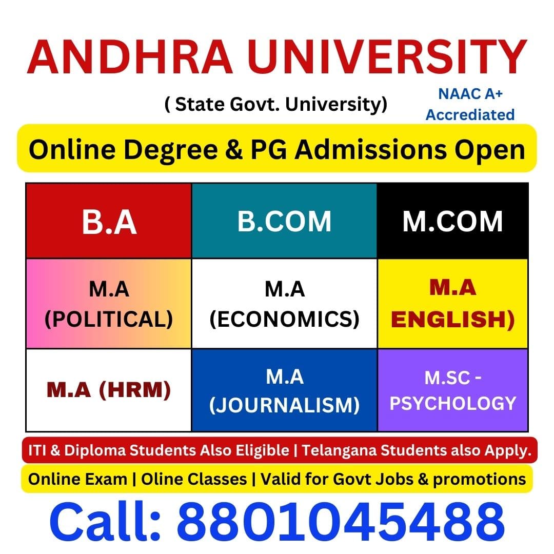 Andhra University Online Courses