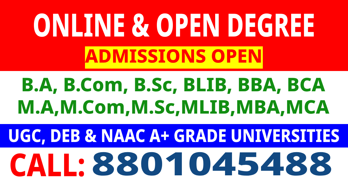 ONLINE AND OPEN DEGREE in hyderabad, telangana